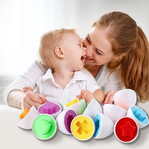 Boite à Oeufs - SmartEggs™ - Oeuf Blanc - Jouets d'eveil bébé