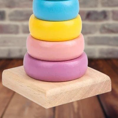 Jouet en Bois - WoodenToys™ - Tour Macaron - Jouets d'eveil bébé