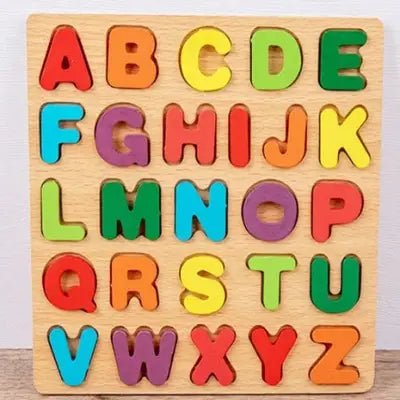 Puzzle en Bois - MontessoriToys™ - Alphabet - Jouets d'eveil bébé