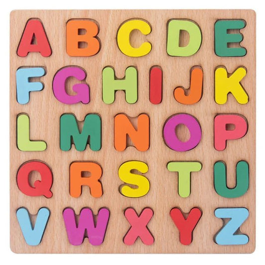 Puzzle en Bois - MontessoriToys™ - Alphabet - Jouets d'eveil bébé