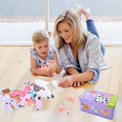 Puzzle Montessori - BabyPuzzle™ - Bétail - Jouets d'eveil bébé