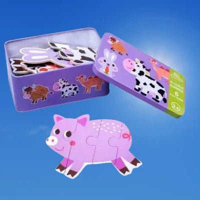 Puzzle Montessori - BabyPuzzle™ - Bétail - Jouets d'eveil bébé