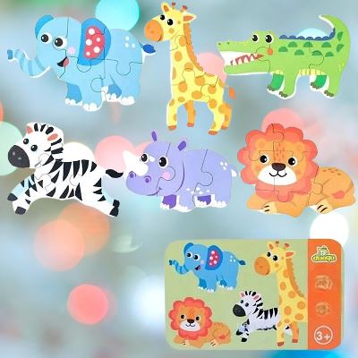 Puzzle Montessori - BabyPuzzle™ - Sauvage - Jouets d'eveil bébé